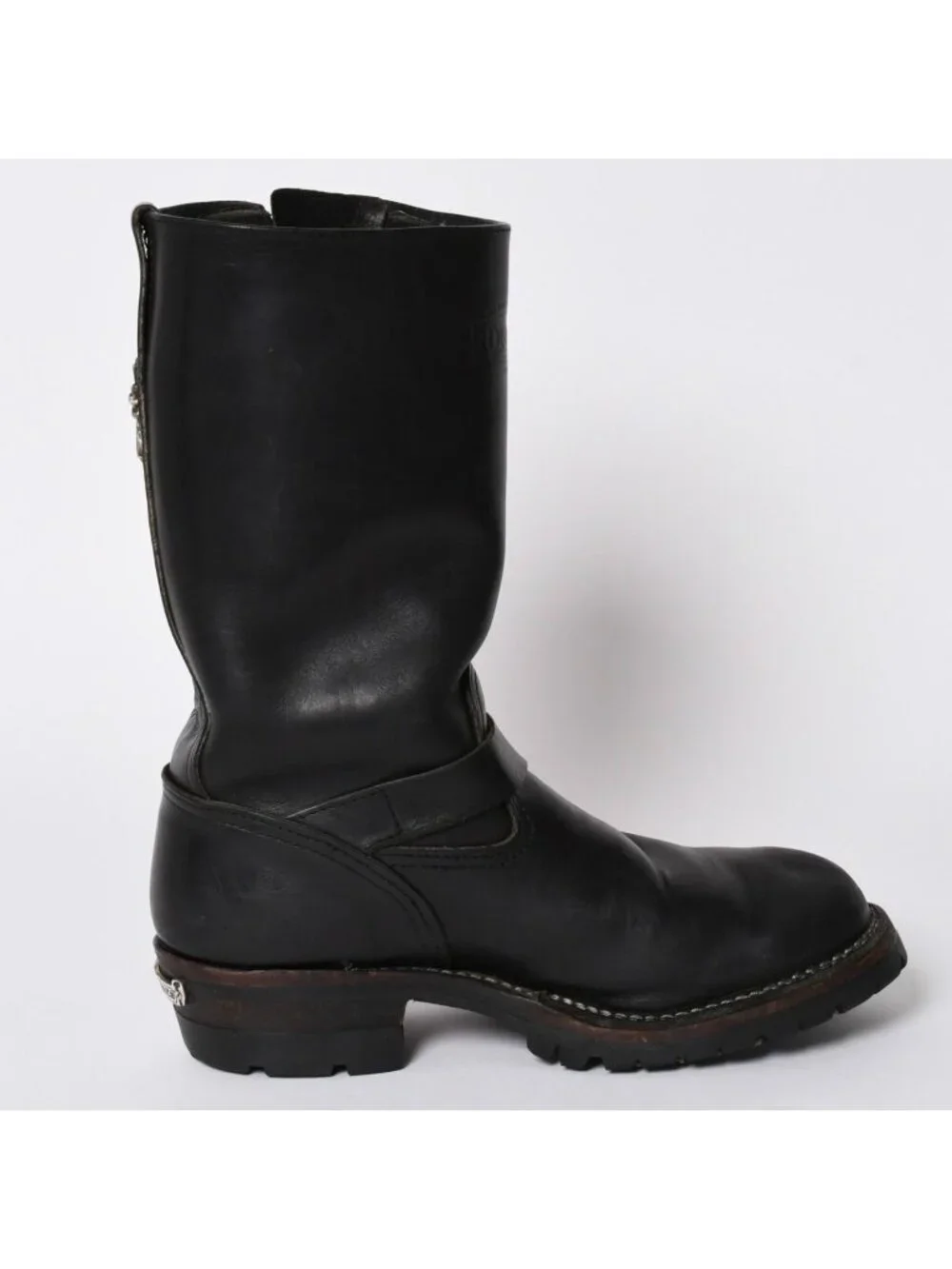Chrome Hearts Wesco Boss Boots CH Cross Gunslinger Ball 8